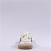 Gola Viper Leather Gumsole Retro Trainer - Off White Evergreen